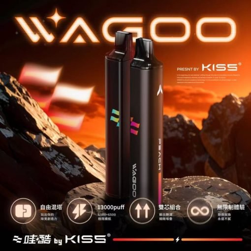 【T倉】WAGOO哇酷KIS5 6500口拋棄式一次性 聯名款 | 自由混搭雙口味 | 雙芯組合